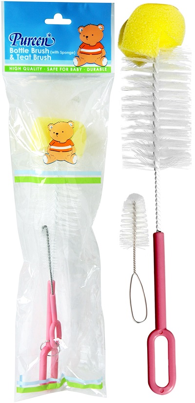 Nursery Brush With Sponge Tip (NBY 06)